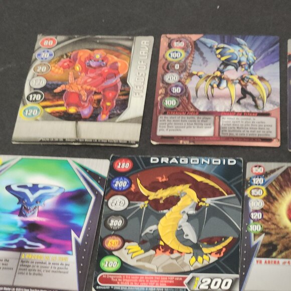Bakugan Battle Brawlers Magnetic Metal Card Lot - 9 Cards- 2009 Mixed Lot - Picture 4 of 6